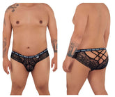 CandyMan 99615X Spank Me Spitzenslip, Farbe Schwarz